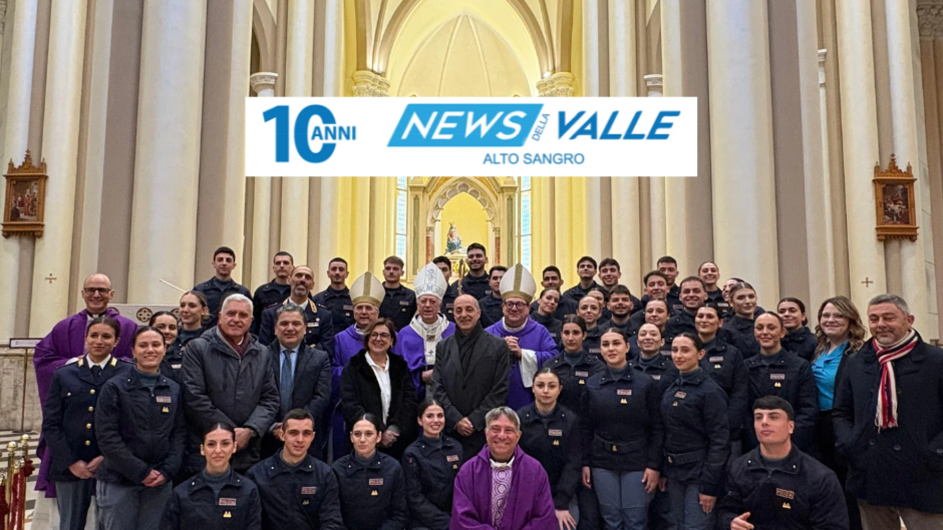 Celebrato a Castelpetroso il Precetto Pasquale della Polizia di Stato di Campobasso e di Isernia  con i Vescovi delle diocesi molisane.